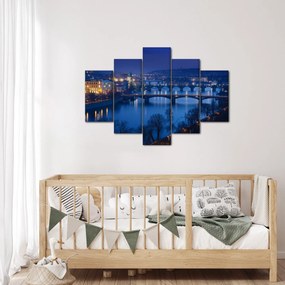 Tablou cu podurile din Praga (150x105 cm)