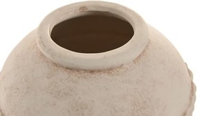 Vază decorativă, stil minimalist modern, culoare bej, din rășină, „Resin”