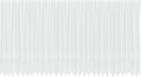 vidaXL Cortină din Dantelă cu perdele Alb 200 x 750 cm Poliester