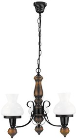 Candelabru rustic 3 brate, diam.60cm, Petronel 7078 RX