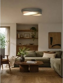 BRILAGI-LED Plafonieră VELVET TWIST LED/24W/230V 4000K Ø 55 cm verde/alb