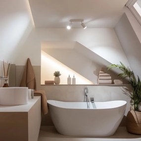 Spot pentru baie Brilagi SELE 2xGU10/30W/230V IP44 alb