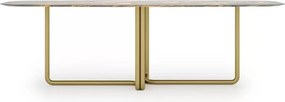 Masă lemn masiv de dining Giallo Personalizabilă - 300 cm