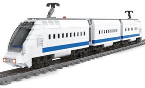 Set Rappa Bloxo tren rapid cu șine 615piese