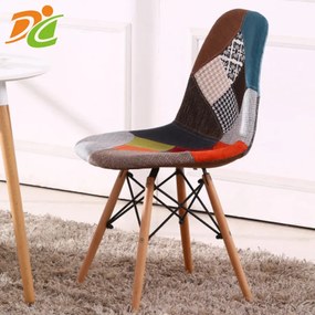 ShopJK SCAUN PATCHWORK MULTICOLOR, STILUL SCANDINAV
