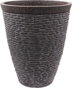 Ghiveci din plastic reciclat ø 38 cm – Dakls