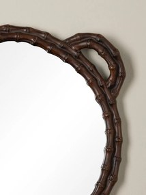 Tavă rotundă cu oglindă, H29 cm, "Bamboo"