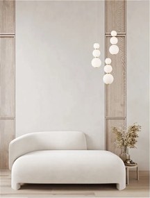 Lustra dimabila moderna cu 3 pendule LED FLEA