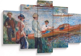 Tablou - Auguste Renoir, Oarsmen at Chatou, reproducere (150x105 cm)