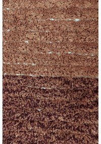 Covor cărămiziu din bumbac 80x140 cm Twin Toffee – Lorena Canals