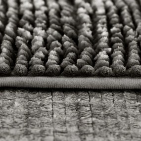 Covorașe de baie gri-închis pentru WC 2 buc. 80x50 cm Bati – Restilo