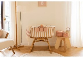 Cutii de depozitare pentru copii roz-deschis 2 buc. din material textil ø 30x20 cm Bambie Vintage Nude – Lorena Canals