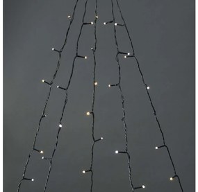 Nedis WIFILXT12W200 - LED perde de Crăciun 200 LED, 8 funcții, 5x7m, IP65, Wi-Fi