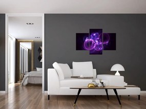 Tablou abstract cu bulbuci (90x60 cm)