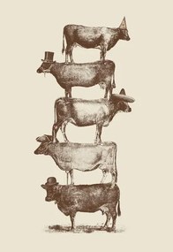 Bodart, Florent - Reproducere Cow Cow Nuts, (26.7 x 40 cm)