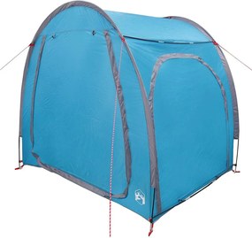 vidaXL Cort pentru depozitare biciclete albastru 218 x 156 x 180 cm