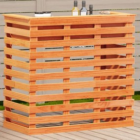 844640 vidaXL Masă de bar pentru exterior, 113,5x50x103 cm, lemn masiv de pin