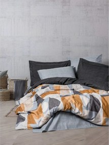 Set lenjerie pat 129CTN4643, bumbac, multicolor, 180x240 cm, cu cearce