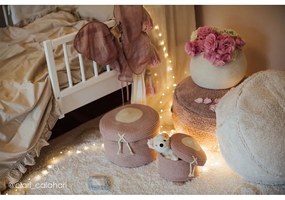 Covor pentru copii crem lavabil/țesut manual din bumbac 140x200 cm Kim – Lorena Canals