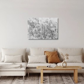 Tablou pe sticlă - Iarna rece (70x50 cm)