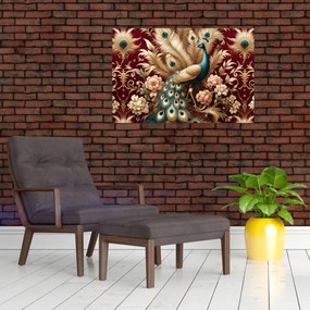 Tablou – Păun elegant (90x60 cm)