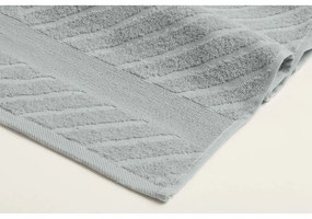 Prosoape de baie gri-deschis 2 buc. din bumbac din frotir – Foutastic