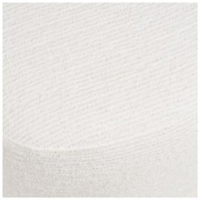Taburet crem cu tapițerie din chenille Hilo – House Nordic