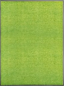 vidaXL Covoraș de ușă lavabil verde 90x120 cm