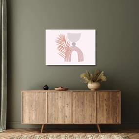 Tablou pe sticlă - Minimalism violet N⁰1 (70x50 cm)
