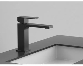 Baterie de lavoar Sapho CUBEMIX 15,3 cm negru mat