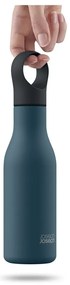 Sticlă albastru-închis de călătorie din oțel inoxidabil 500 ml Loop – Joseph Joseph