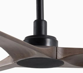 Ventilator de tavan cu telecomanda HEYWOOD M negru/stejar inchis