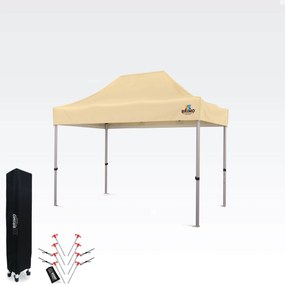 Cort pavilion pliabil 2x3m - fara 3 pereti - Bej
