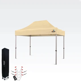 Cort pavilion pliabil 2x3m - fara 3 pereti - Bej