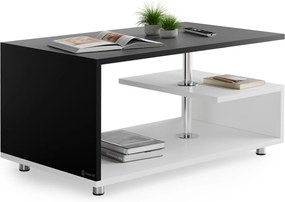 Deuba Masuta de cafea Orlando 95x55x50 cm - alb/negru