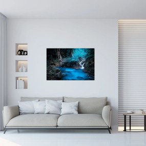 Tablou - Noaptea magică în pădurea tropicală (90x60 cm)