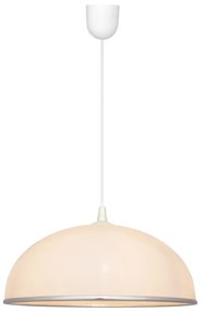 Lustră pe lanț CIRCLE 1xE27/15W/230V albă