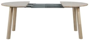 Masă dining extensibilă WOOOD Lange, ⌀ 120 cm