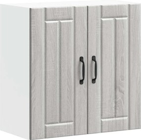 vidaXL Dulap de bucatarie "Lucca" din lemn prelucrat Sonoma gri