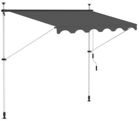 Aldabra HHYVA4012 parasolar balcon, 400x120 cm, antracit