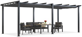 Pergolă terasă Barbados 3x6 m Garden Point antracit