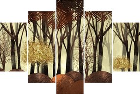Tablou - Pădure decorativă (150x105 cm)