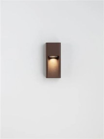 Spot aplicat perete exterior IP65 MAZU rust