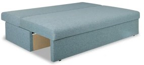 Canapea Extensibila Cu Lada Modulo, Albastru, 80 X 191 X 98 Cm