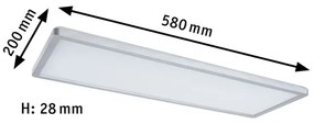 Panou dimabil LED/20W RGBW ATRIA 230V Paulmann 71020 + telecomandă