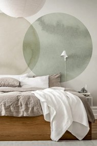 Fototapet, Eclipse, Beige Green, Rebel Walls