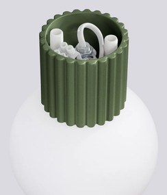 Aplică de perete verde ø 12 cm Orbital – Sollux