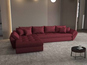 Colțar extensibil dumonde cu ladă de depozitare si sezut confortabil din spuma high-density, Loana XL Enjoy Winery 335x185 cm