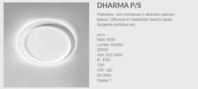 Plafoniera LED moderna DHARMA 70cm