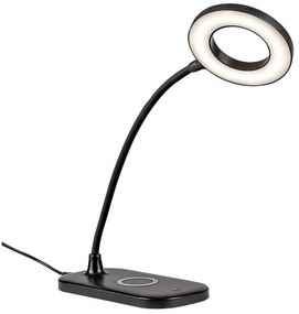 Rabalux 74013 - Lampă de birou LED tactilă HARDIN, dimabilă, 5W, neagră